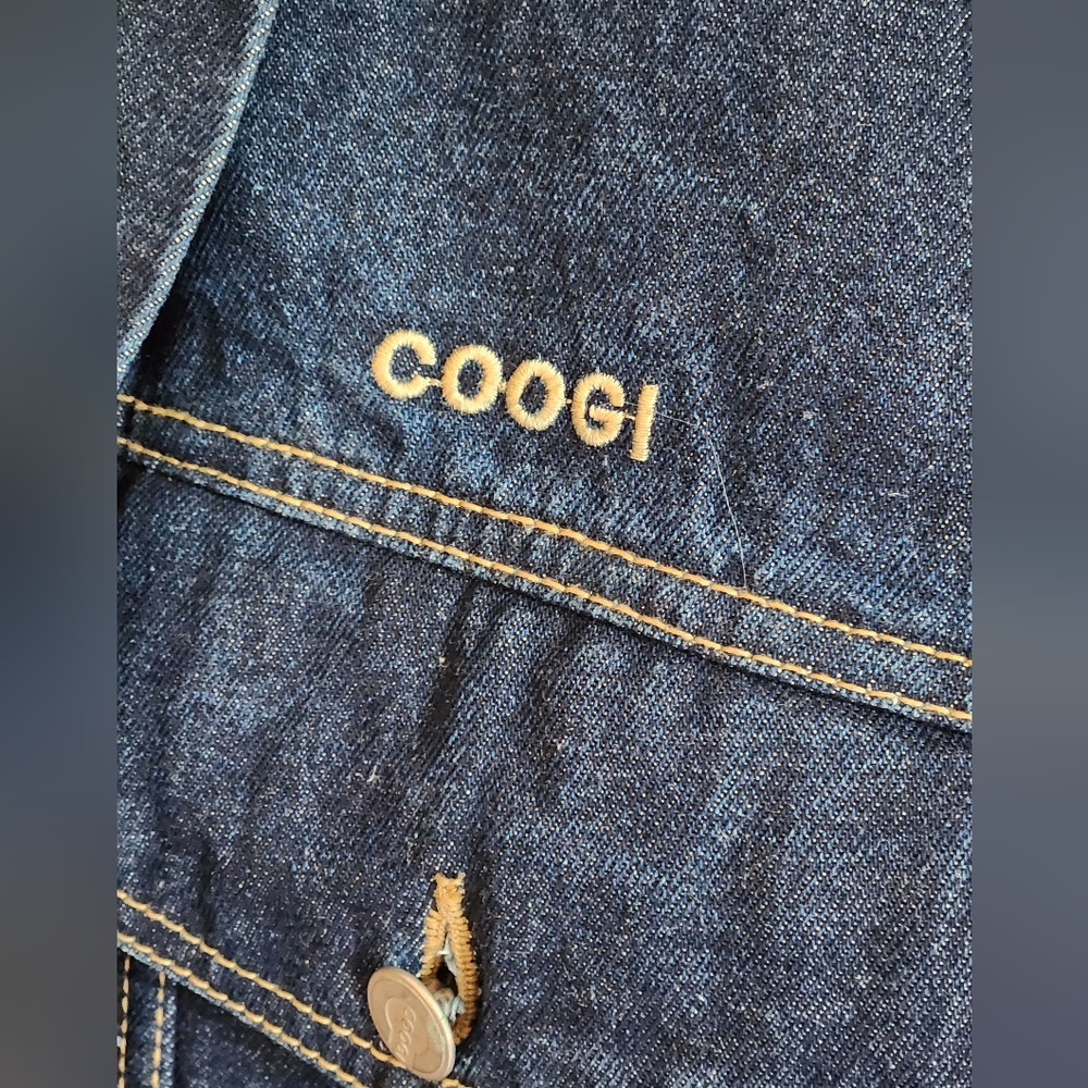 Mens Coogi australia down under blue Denim Jacket size M - Picture 4 of 7